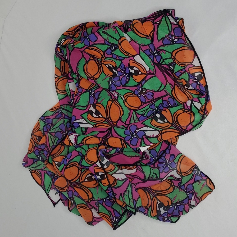 Women's Fashion Scarf Floral Multi Color